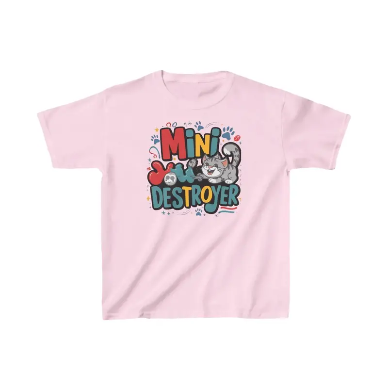 Mini Destroyer Kids Cotton T-Shirt 13