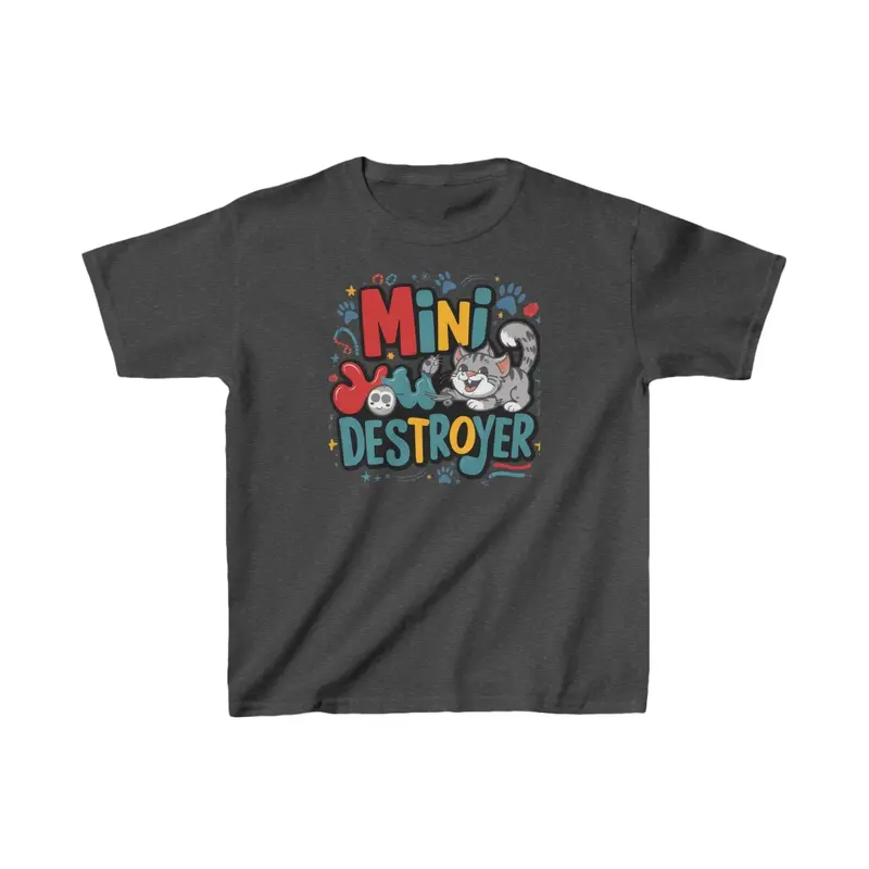 Mini Destroyer Kids Cotton T-Shirt 14