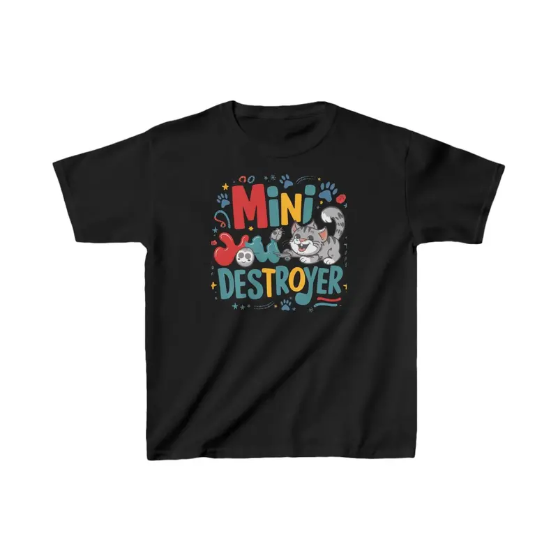Mini Destroyer Kids Cotton T-Shirt 6