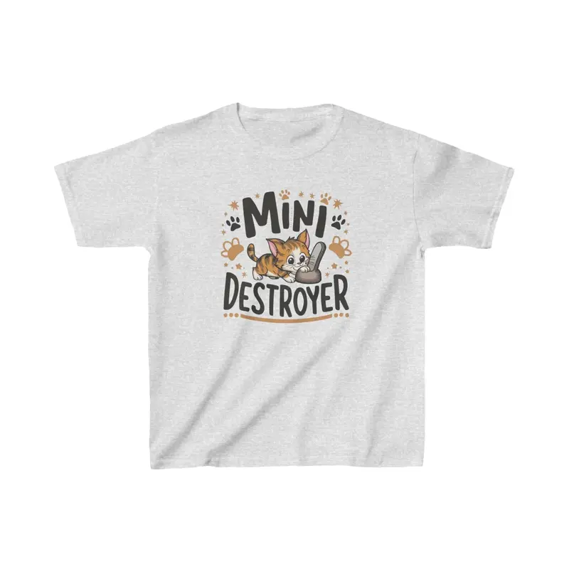 Mini Destroyer Kids Cotton T-Shirt 6