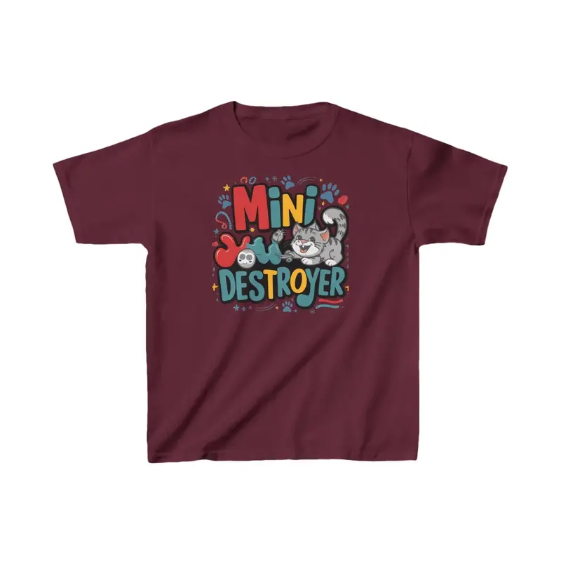 Mini Destroyer Kids Cotton T-Shirt 8