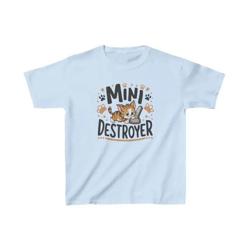 Mini Destroyer Kids Cotton T-Shirt 9