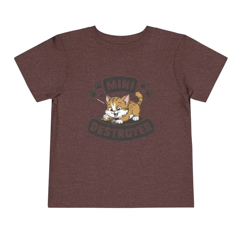 Mini Destroyer Toddler Cotton T-Shirt 10