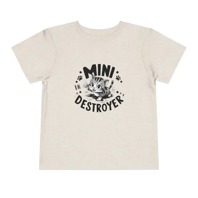 Mini Destroyer Toddler Cotton T-Shirt 10