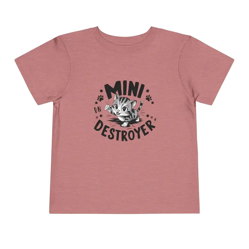 Mini Destroyer Toddler Cotton T-Shirt 11