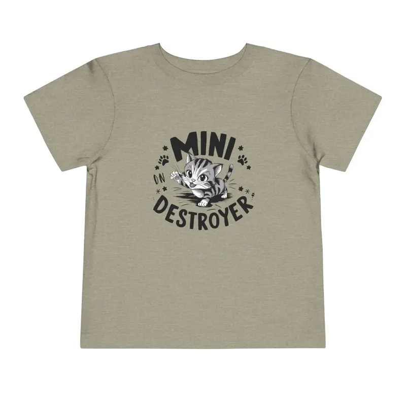 Mini Destroyer Toddler Cotton T-Shirt 12