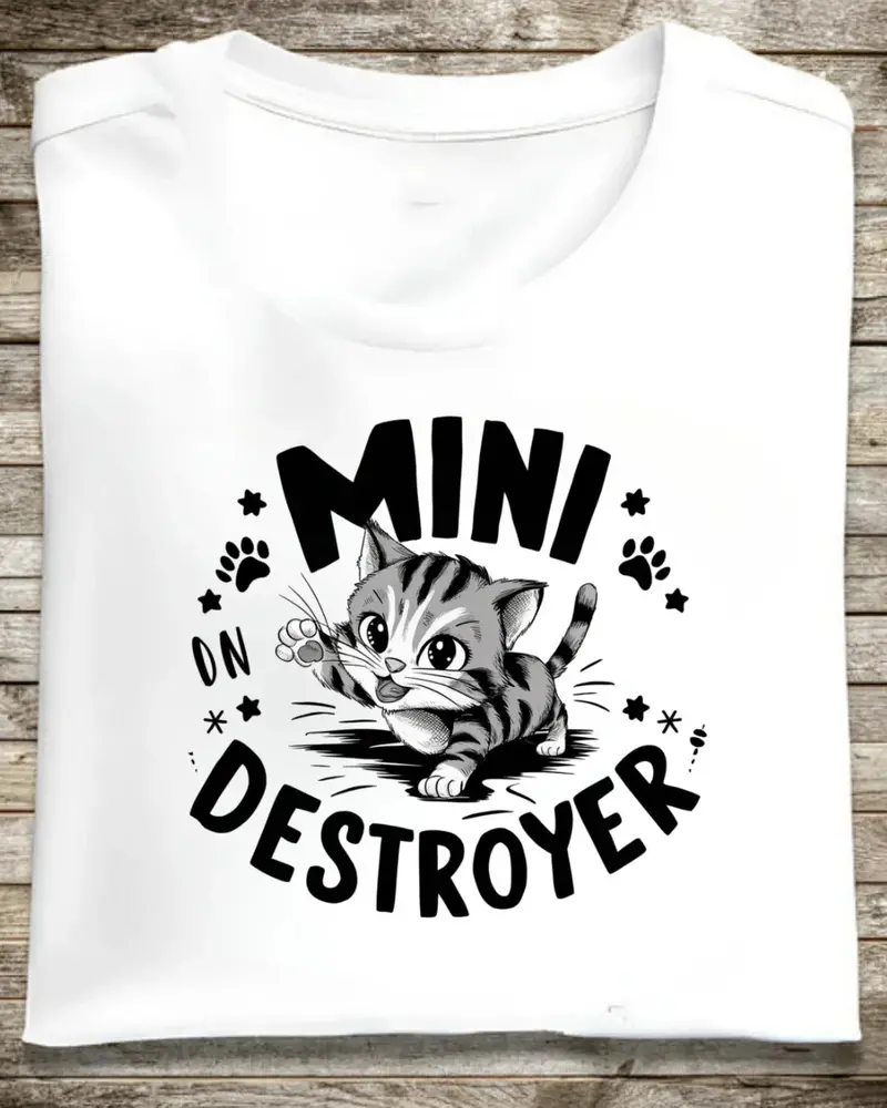 Mini Destroyer Unisex Cotton Tee 1