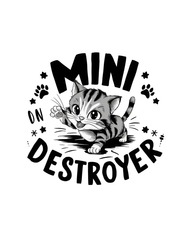 Mini Destroyer Unisex Cotton Tee 2