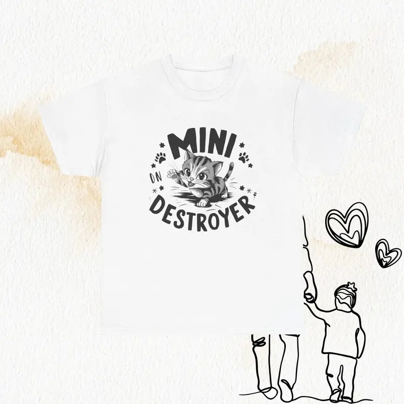 Mini Destroyer Unisex Cotton Tee 5