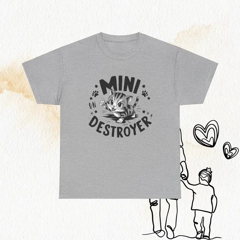 Mini Destroyer Unisex Cotton Tee 6