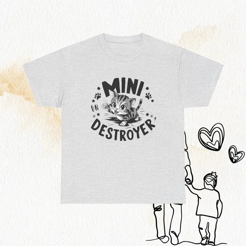 Mini Destroyer Unisex Cotton Tee 8