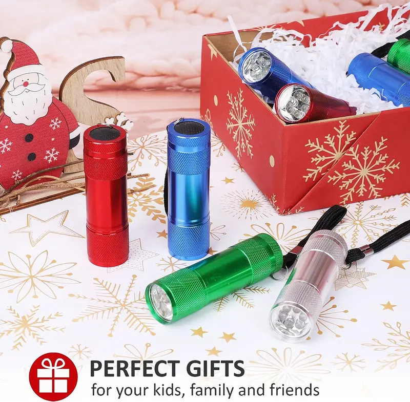 Mini Led Flashlights (Batteries Included) - 100K Hrs Led Runtime 2