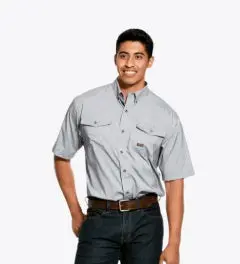 Mns Rebar Made Tough Venttek Durastretch Work Shirt 1