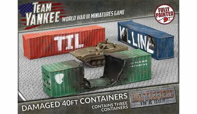 Modern: 40Ft Shipping Containers Damaged (X3) 1