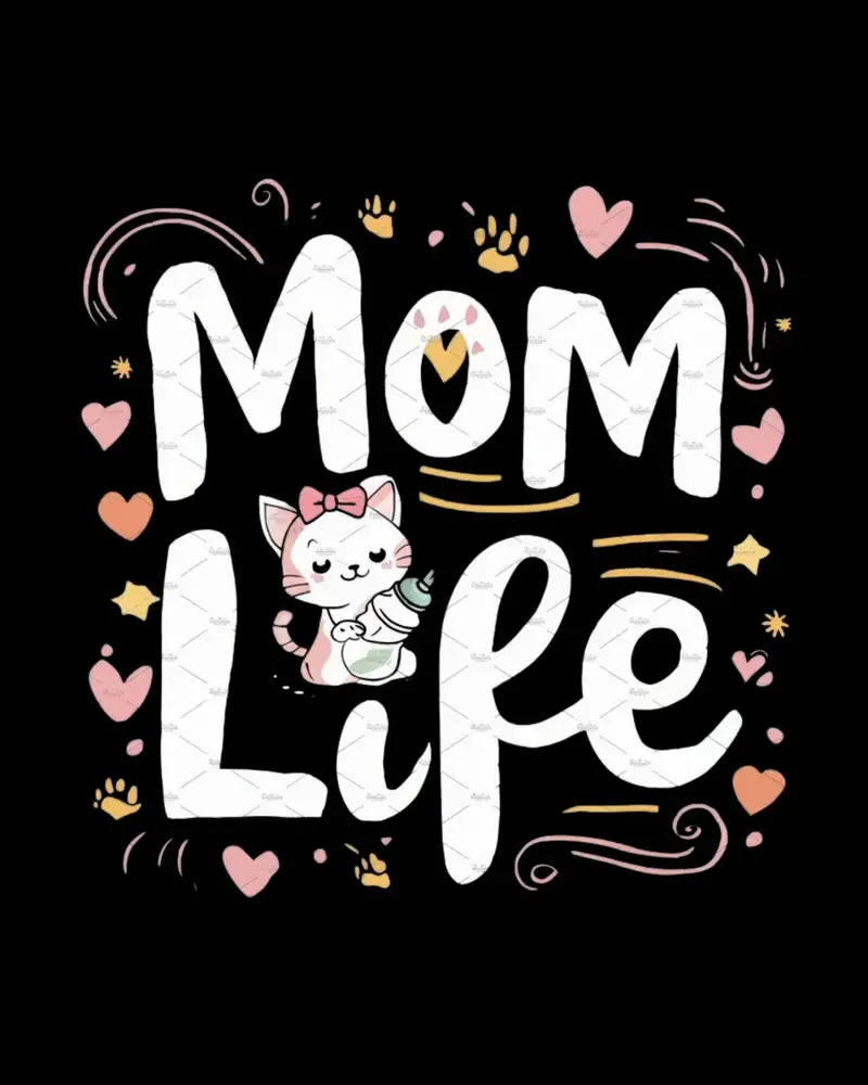 Mom Life Cotton Tee 2