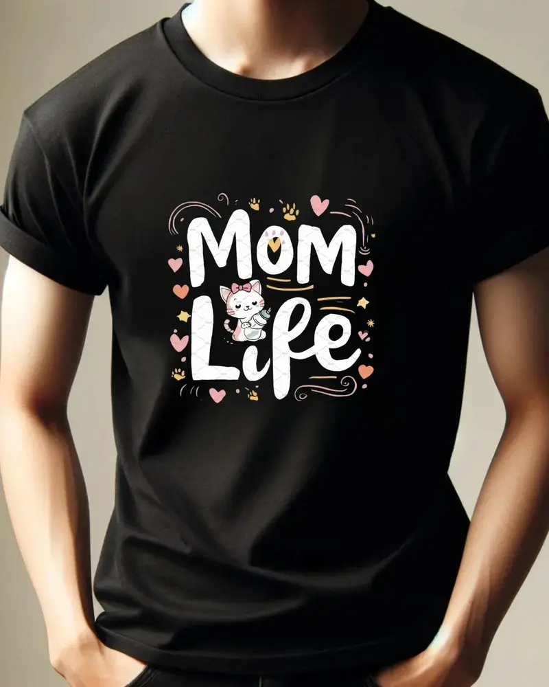 Mom Life Cotton Tee 4