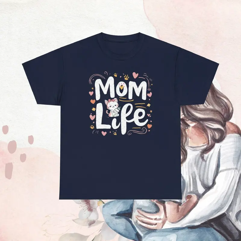 Mom Life Cotton Tee 6