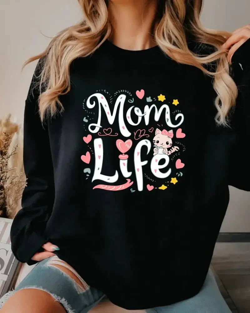 Mom Life Ultra Cotton Sweatshirt 1