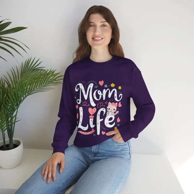 Mom Life Ultra Cotton Sweatshirt 10