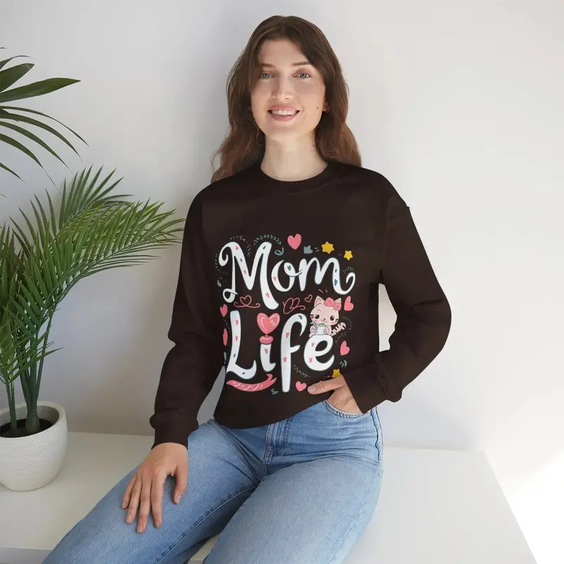 Mom Life Ultra Cotton Sweatshirt 12