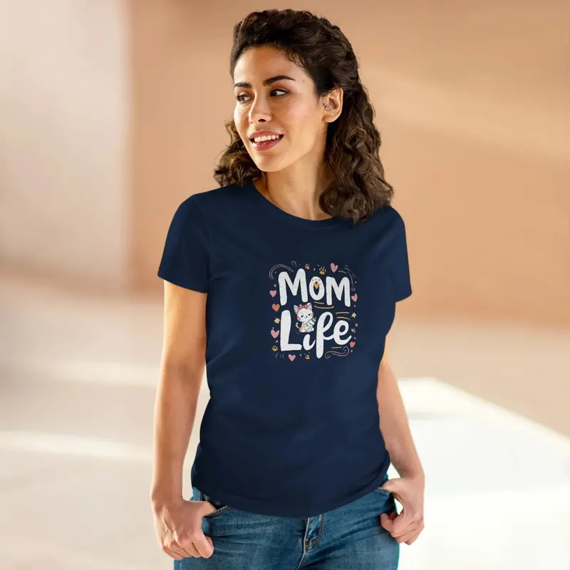 Mom Life Women Graphic Tees 11