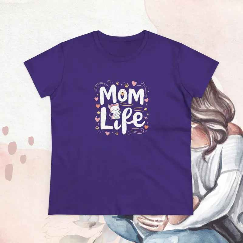Mom Life Women Graphic Tees 12