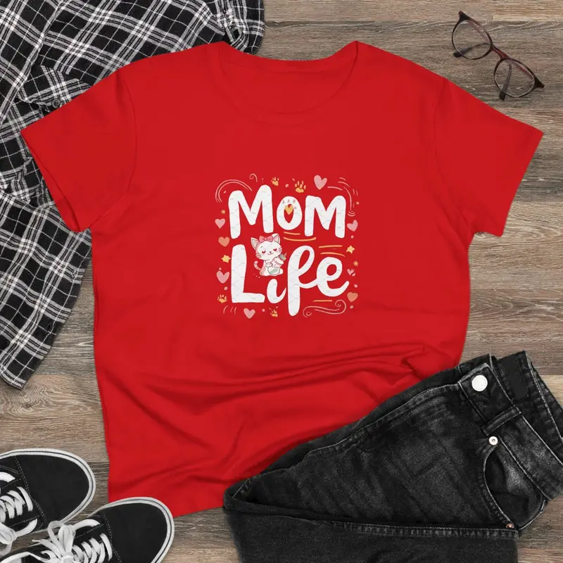 Mom Life Women Graphic Tees 4