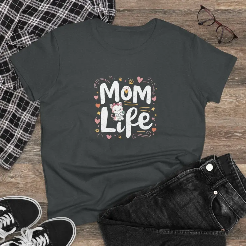 Mom Life Women Graphic Tees 6
