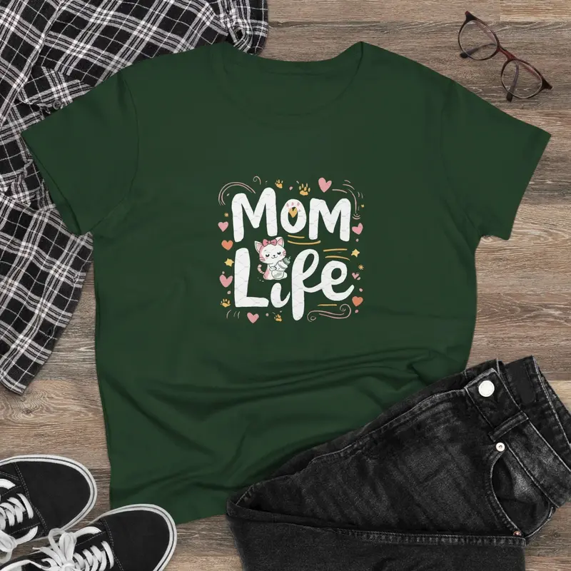 Mom Life Women Graphic Tees 6