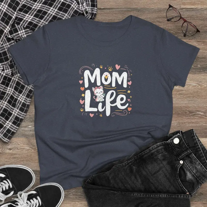 Mom Life Women Graphic Tees 7