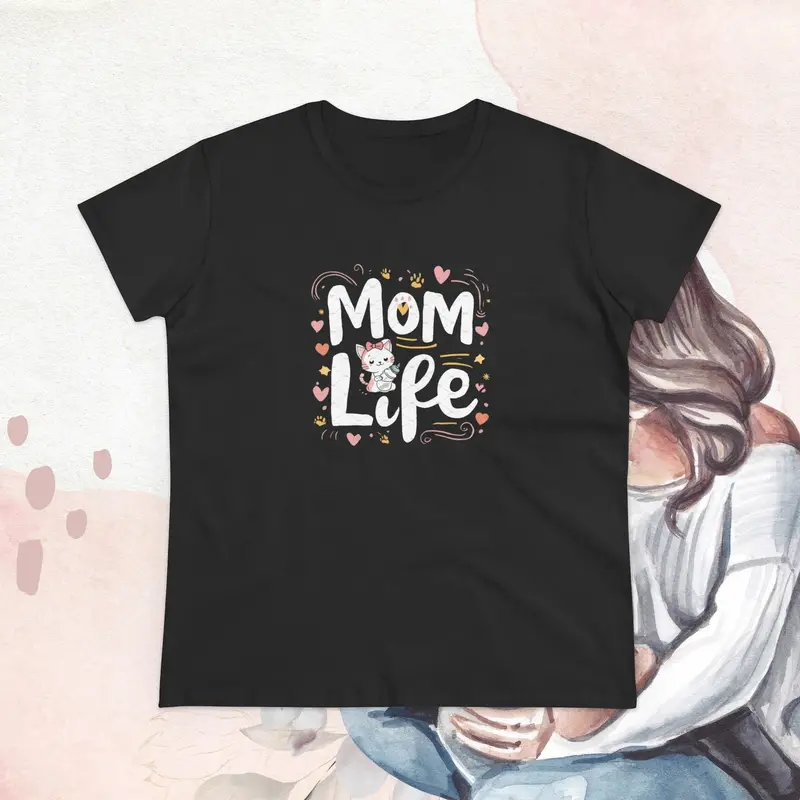 Mom Life Women Graphic Tees 8