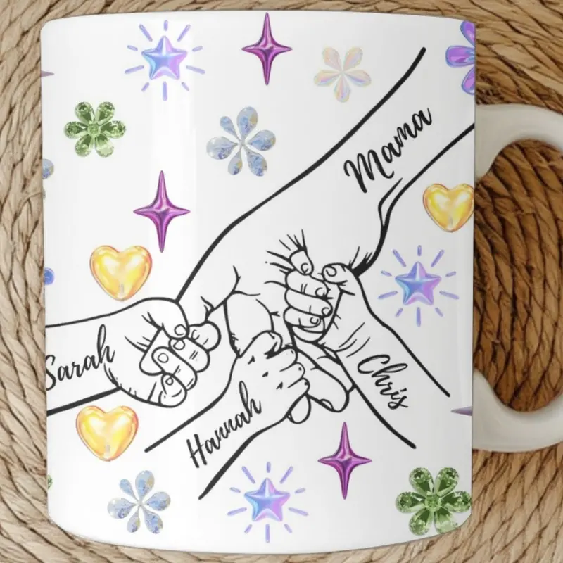 Mom Mug, Mama Mug, Personalized Mom Cup, Custom Mama Cup, Mom Gifts With Kids Names, Mommy Birthday Mothers Day Gifts From Children 1