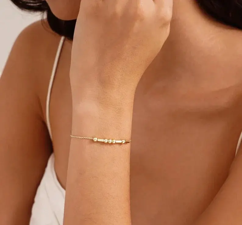 Morse Code Custom Name Bracelet 11
