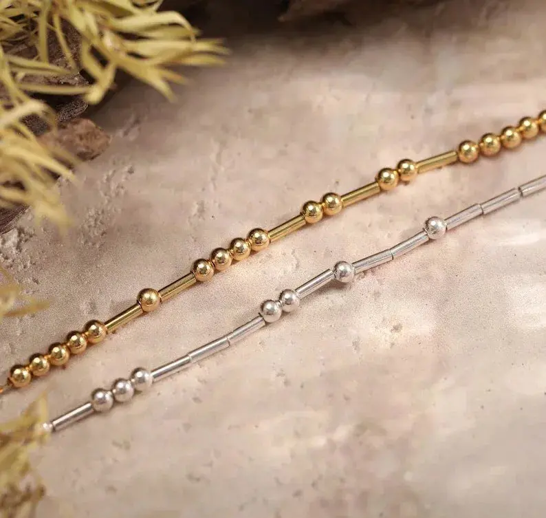 Morse Code Custom Name Bracelet 9