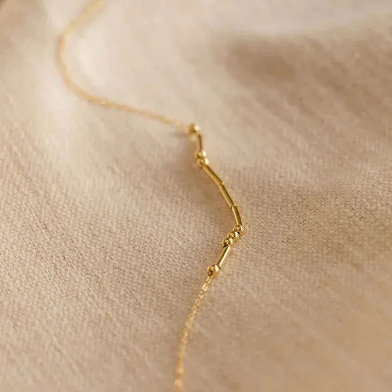Morse Code Custom Name Necklace 4