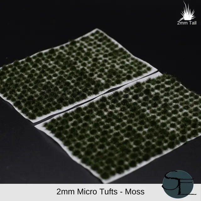 Moss- 2Mm Micro Self-Adhesive Static Grass Tufts 1