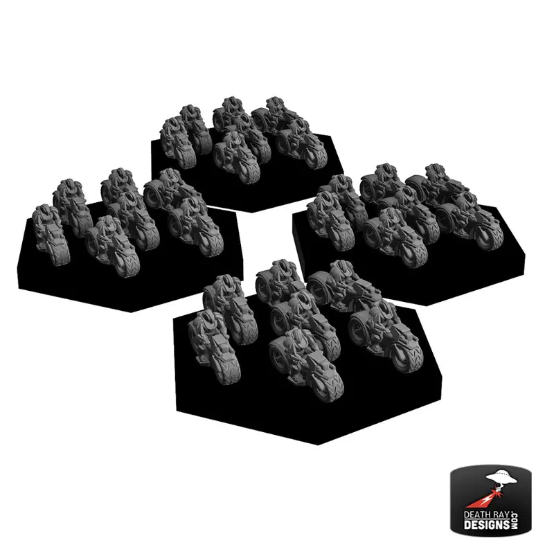 Motorized Biker Infantry Platoon 4-Pack 1