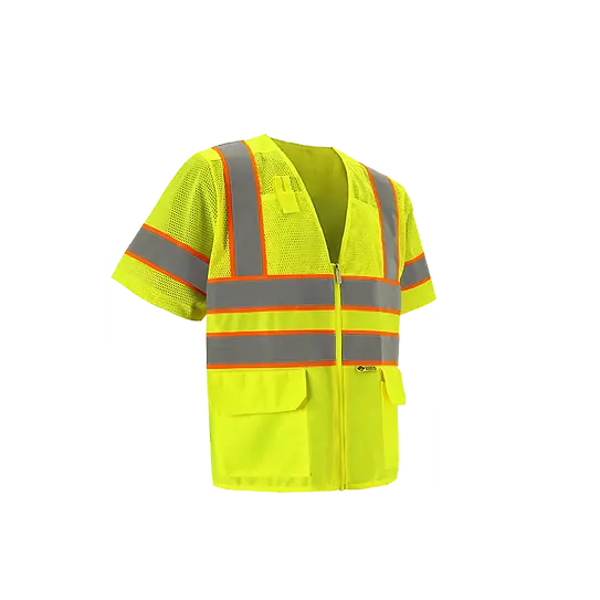 Ms539c-3 - Contrast High Viz Vest 3