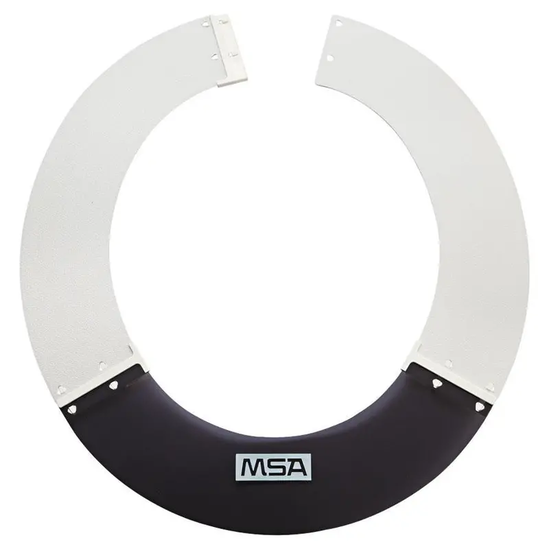 Msa V-Gard Full Brim Hard Hat Sun Shield #697410 1