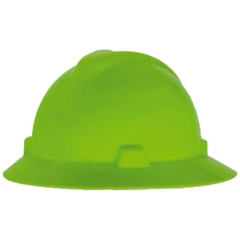 Msa V-Gard Full Brim Hard Hats With Fas-Trac Iii Suspension 1
