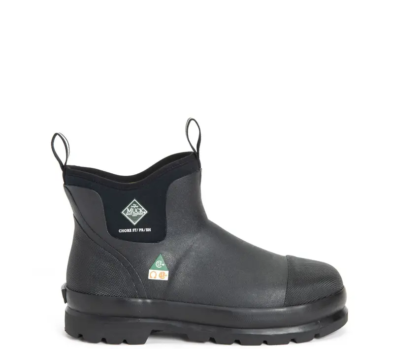 Muck Boot Men's Chore Classic Waterproof Steel Toe Chelsea 1