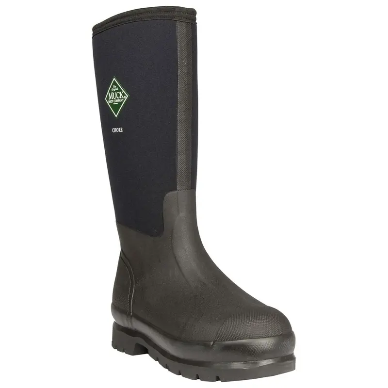 Muck Chore Unisex Steel Toe Rubber Xf Wide Calf Work Boots Mcxf-Stl-Blk 1