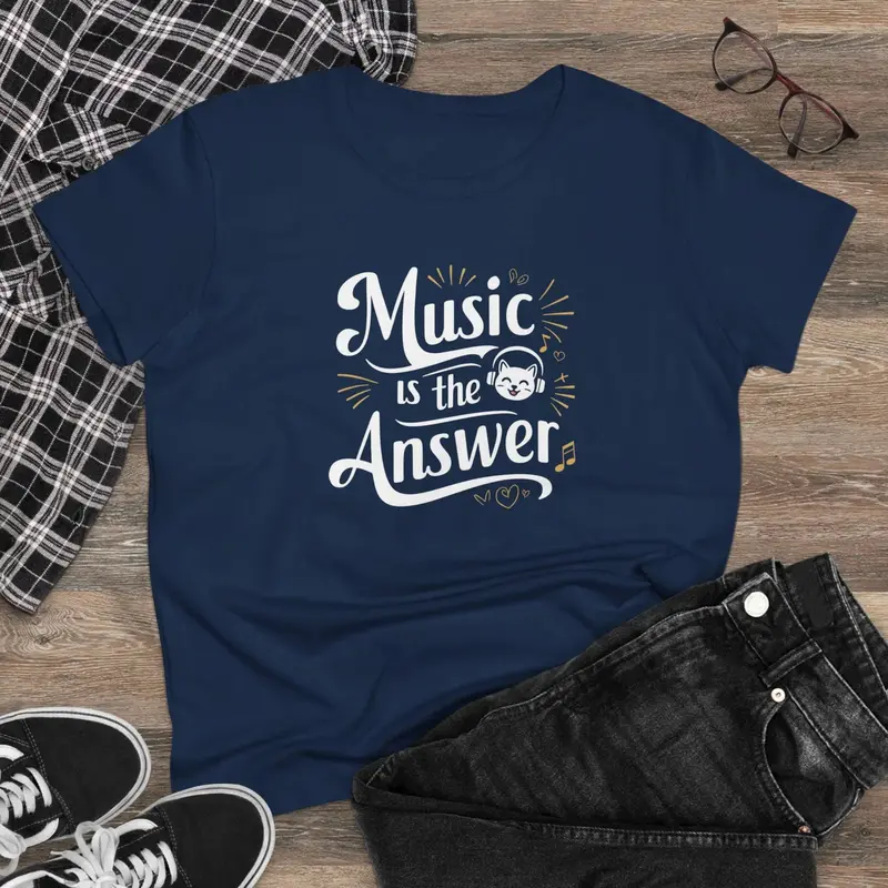 Music Is The Answer Women Tshirts 2