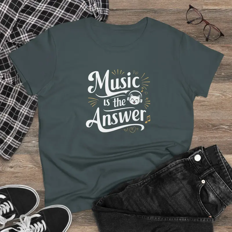 Music Is The Answer Women Tshirts 6