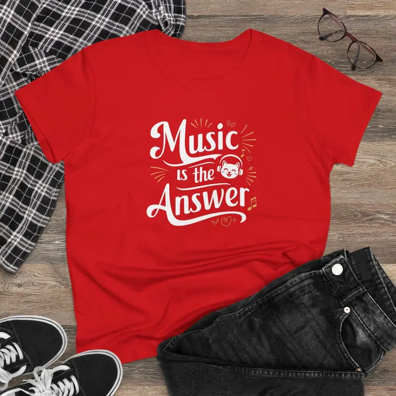 Music Is The Answer Women Tshirts 7