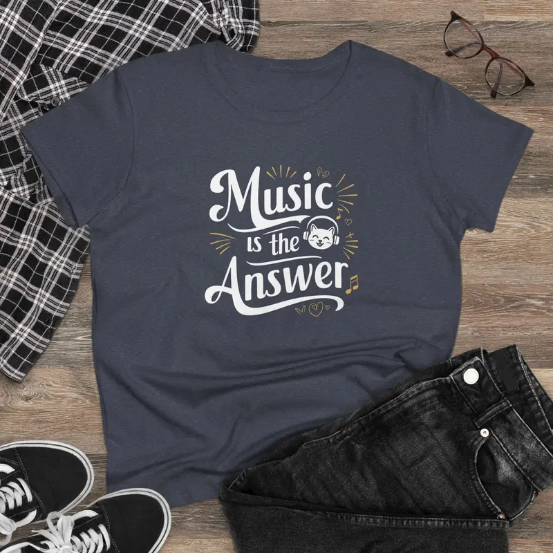Music Is The Answer Women Tshirts 7