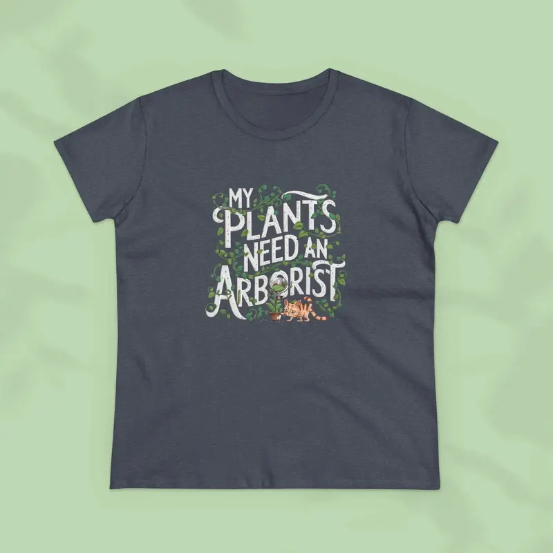 My Plant Need Arborist Cotton Women T-Shirt 23