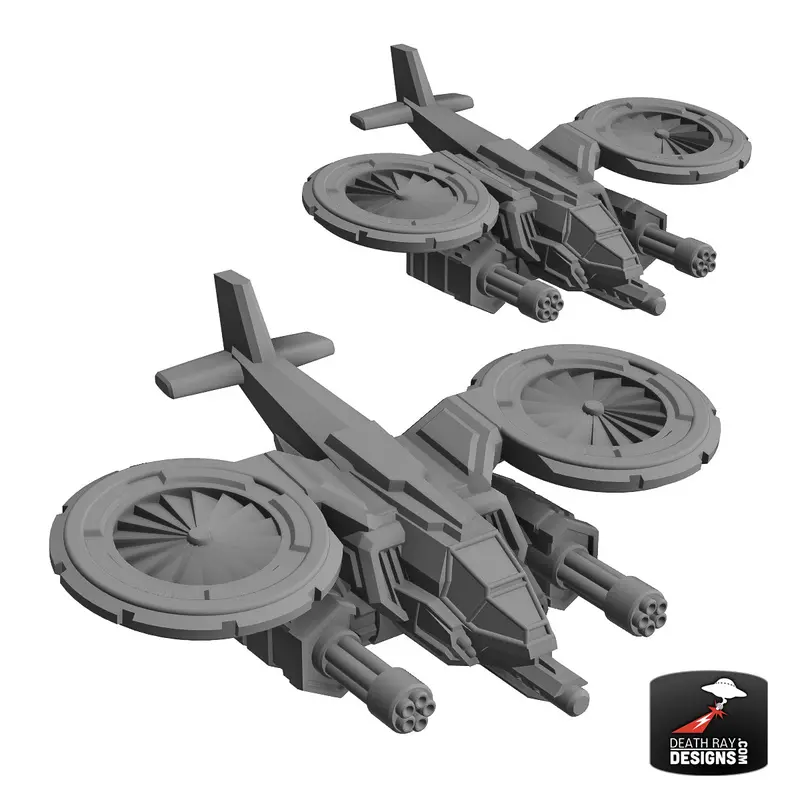 Nabile Attack Vtol With Gatling Guns 2-Pack 1