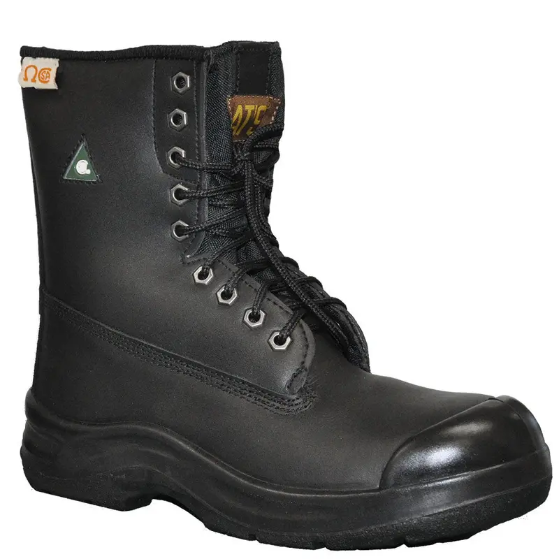 Nats S420 Men's 8" Steel Toe Work Safety Boot - Black 1