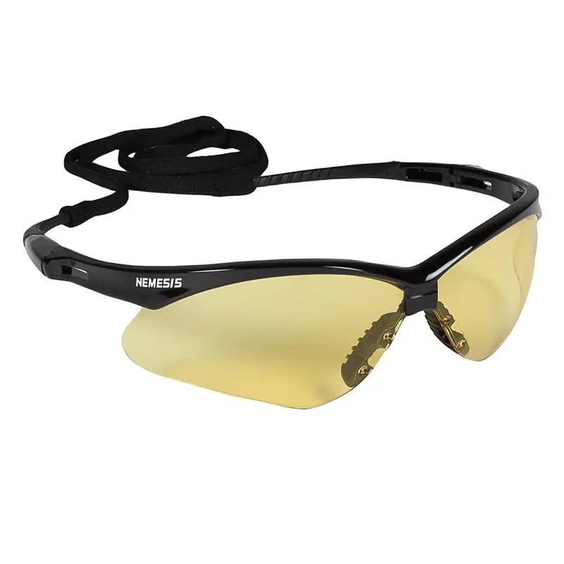 Nemesis Amber Lens Safety Glasses #25659 1
